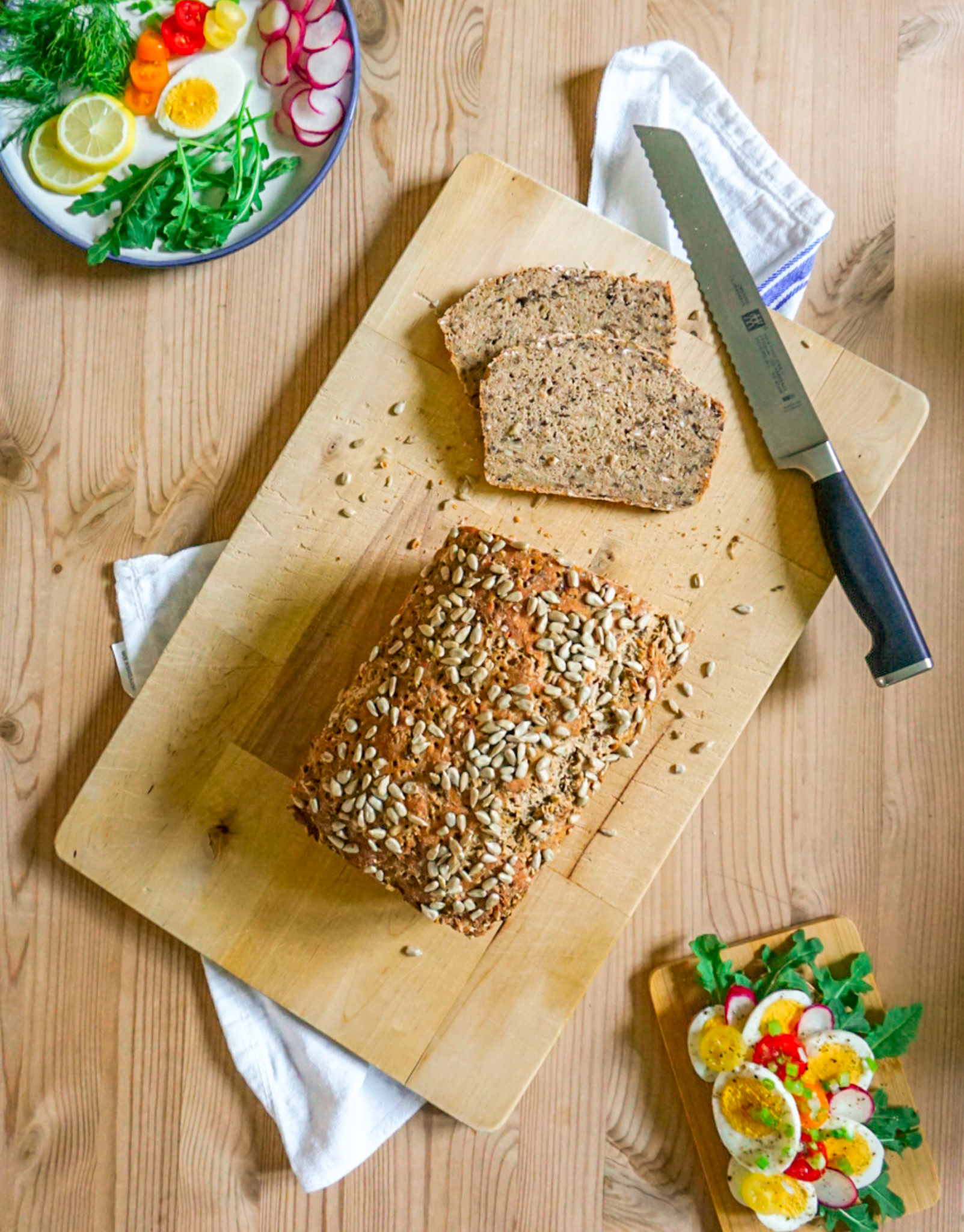 Rugbrød (Hearty Danish Rye Bread) - Skandibaking