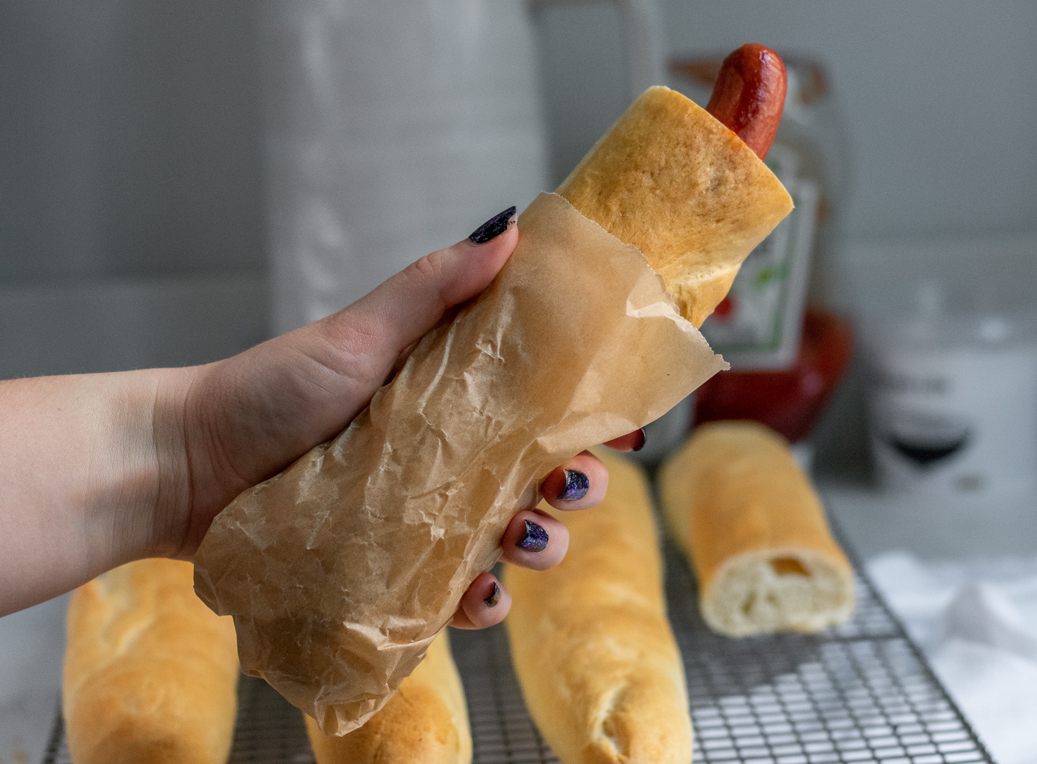 Franske Hotdogs (French Hot Dogs) - Skandibaking