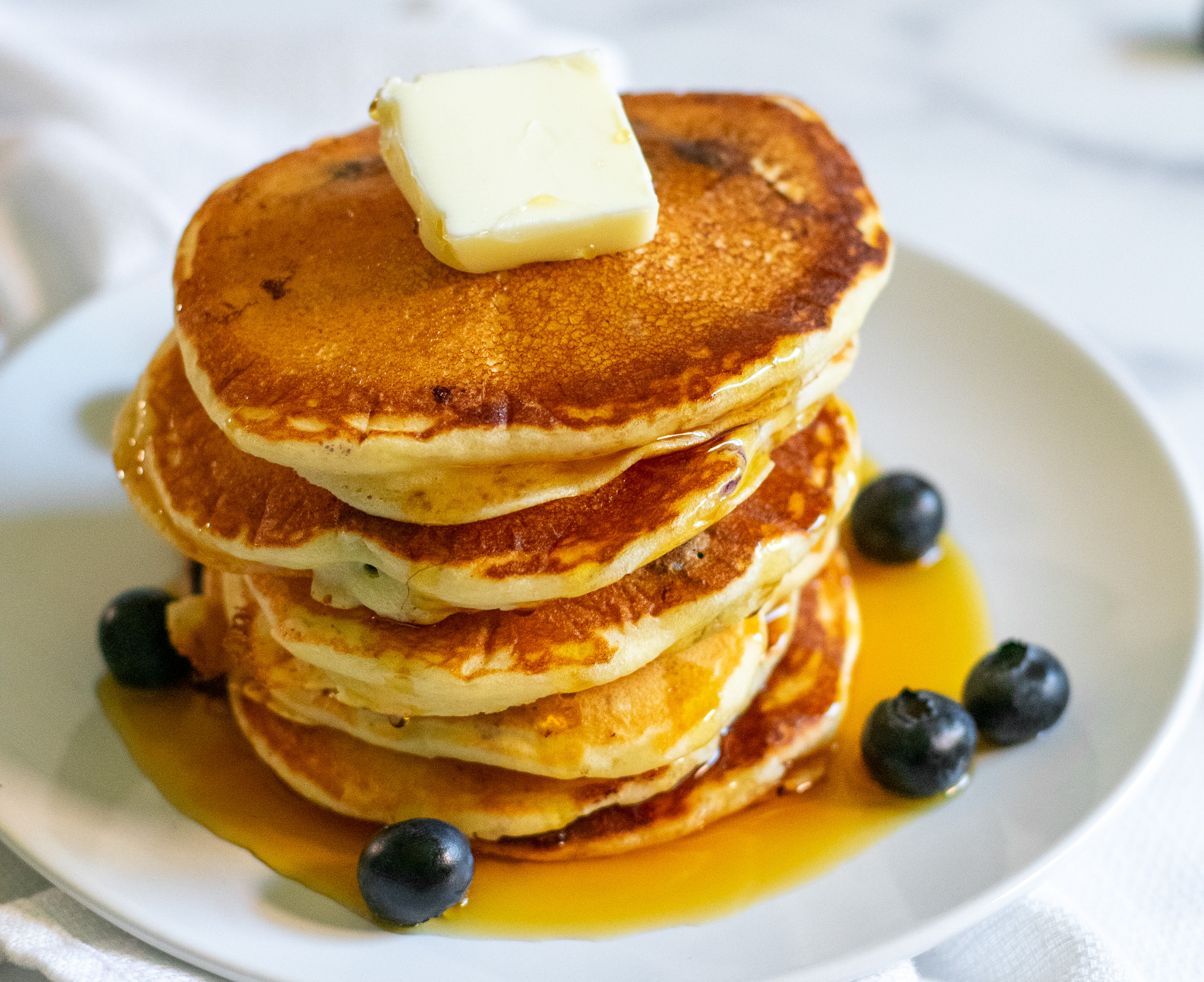 American Blueberry Pancakes